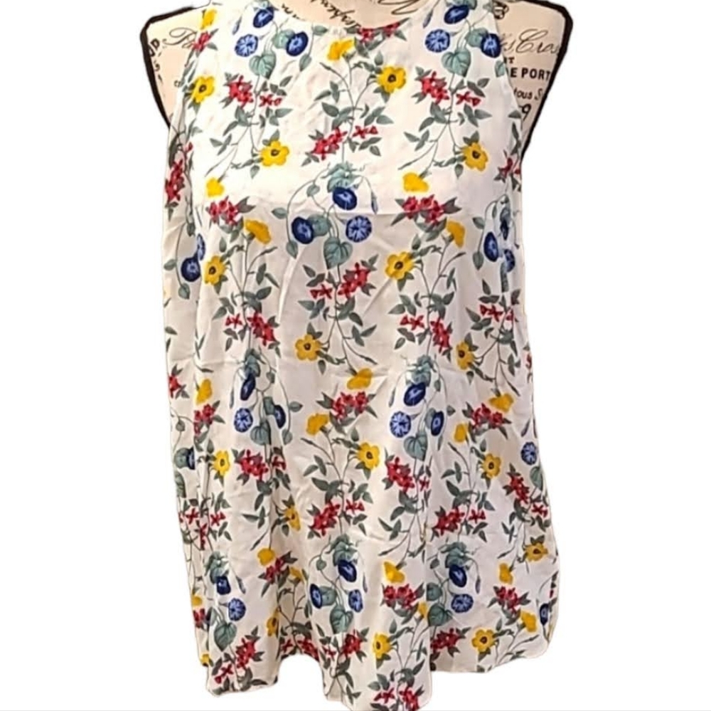 Old Navy Floral Print Tank Top Size M